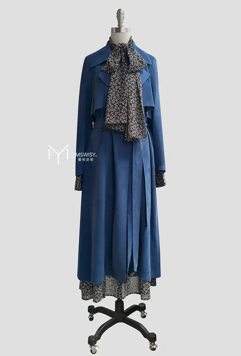 宽松帅气基本款长风衣