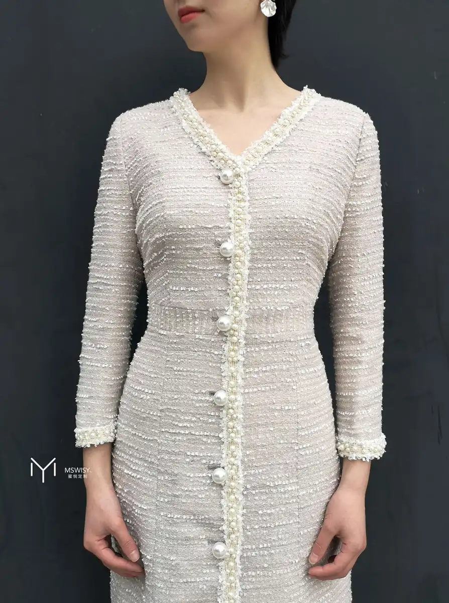 小香风小A连衣裙